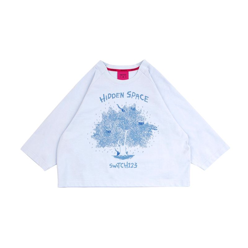 ワイドクロップエデンツリーラグランショートスリーブTシャツ (FOR WOMAN) _SYS7TS58SB