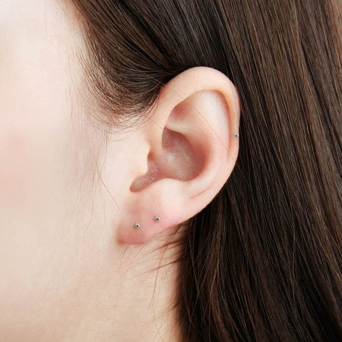 [999 SILVER] 6mm 999SV Piercing