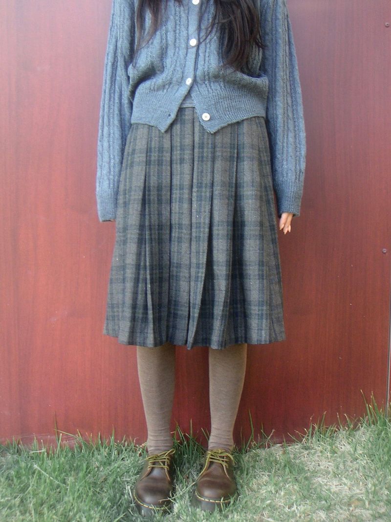 ZELENA（ゼレナ）の「toasty check skirt（Skirts）」