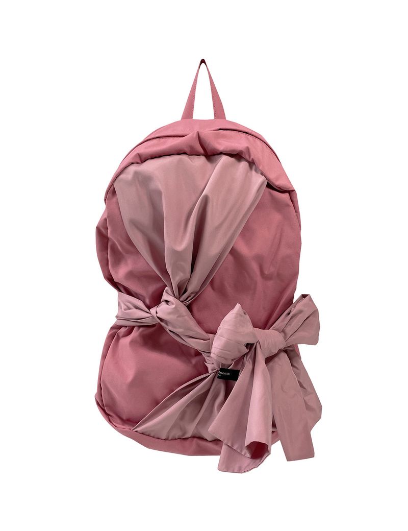 IUGAMAKARAS（イウガマカラス）の「Knotted Backpack (Old pink)（Bags）」