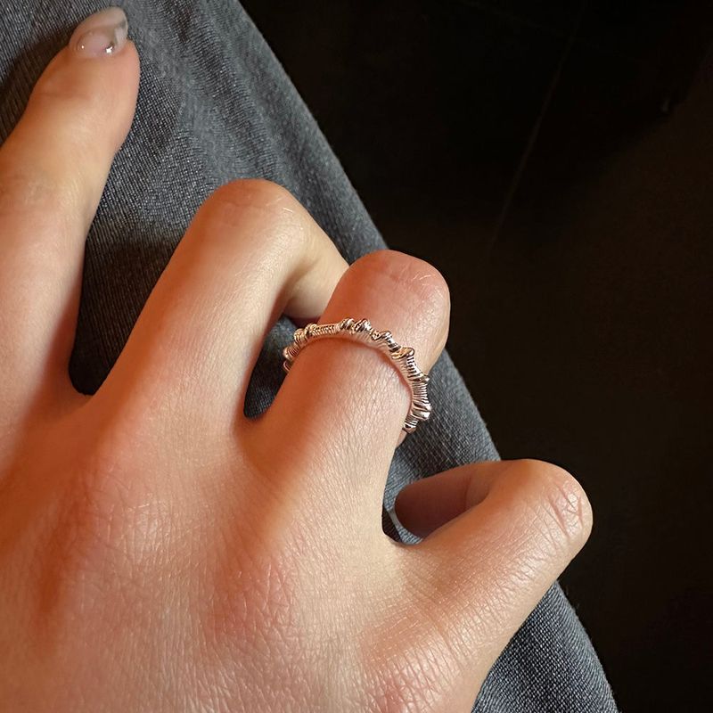 MOSXE（モスクス）の「[925silver] Bone detail ring（Accessories）」