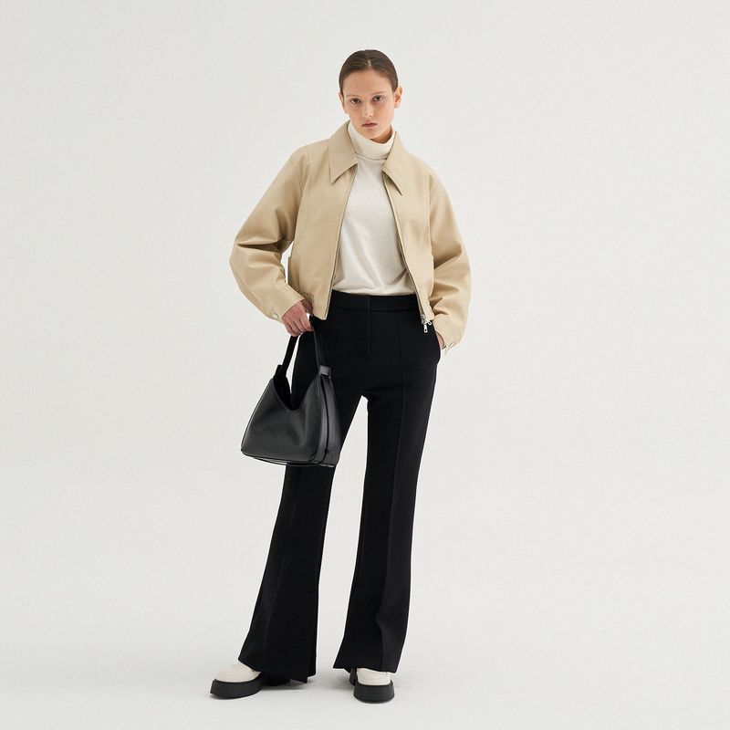 FRAME HOBO BAG_BLACK