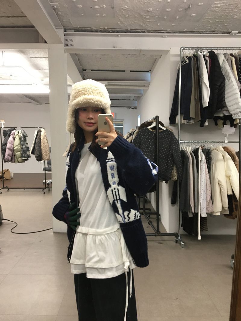 Hubble High Neck Knit Zip-Up (2 Colors)