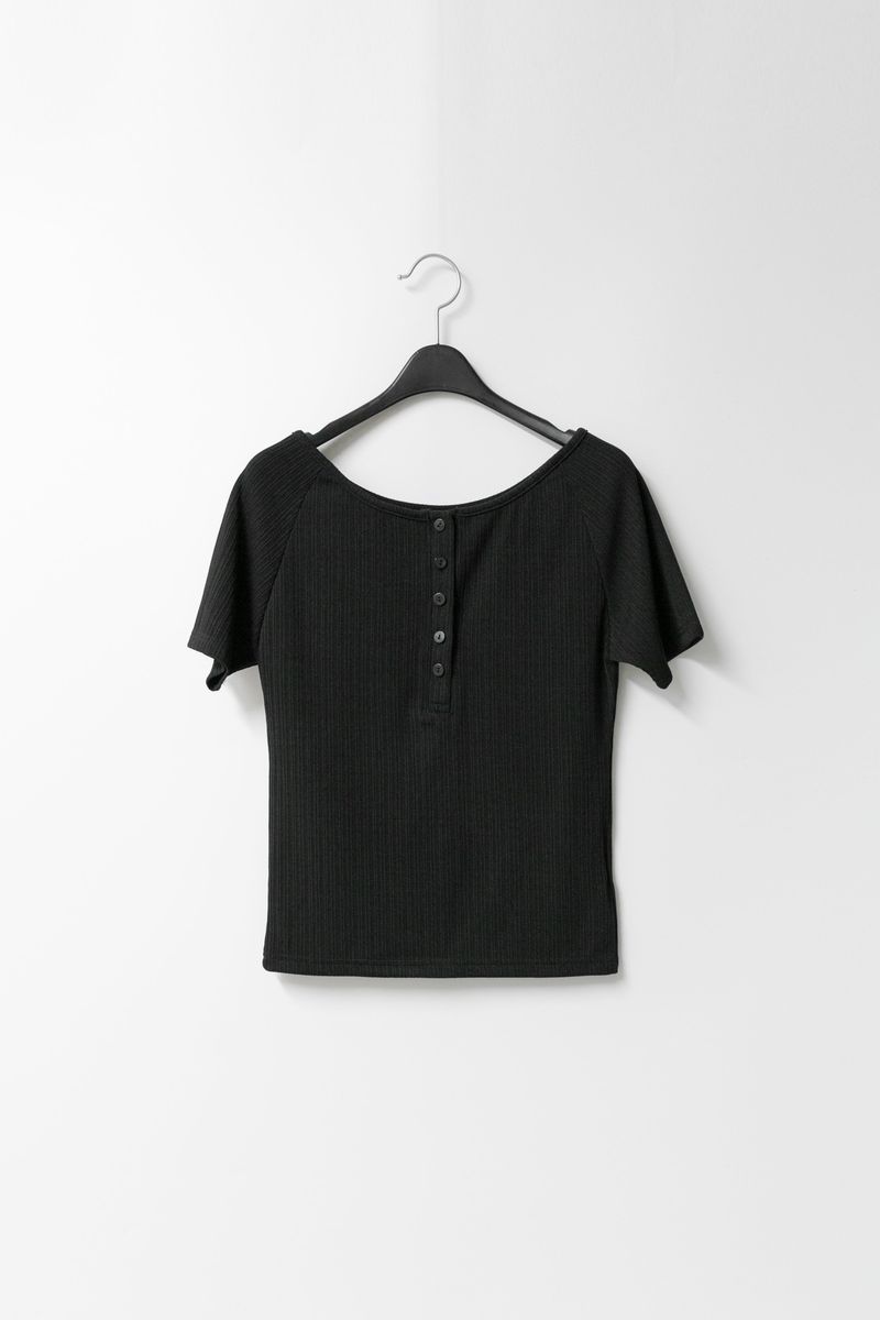 golgi raglan button top(5colors)