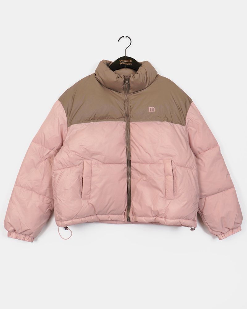 Lizer Cotton Candy Oversized Fit Color Short Padded Jacket