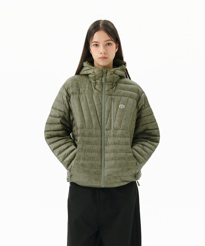 LIGHT HOODED DOWN PUFFER