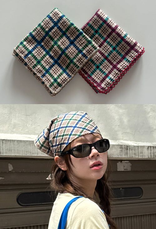 another language(アナザーランゲージ)の「 mic check bandana (Hair Accessories)」