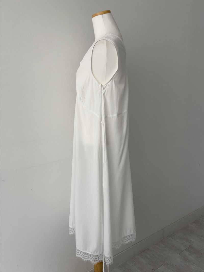 Akaya Satin Lace Long One Piece