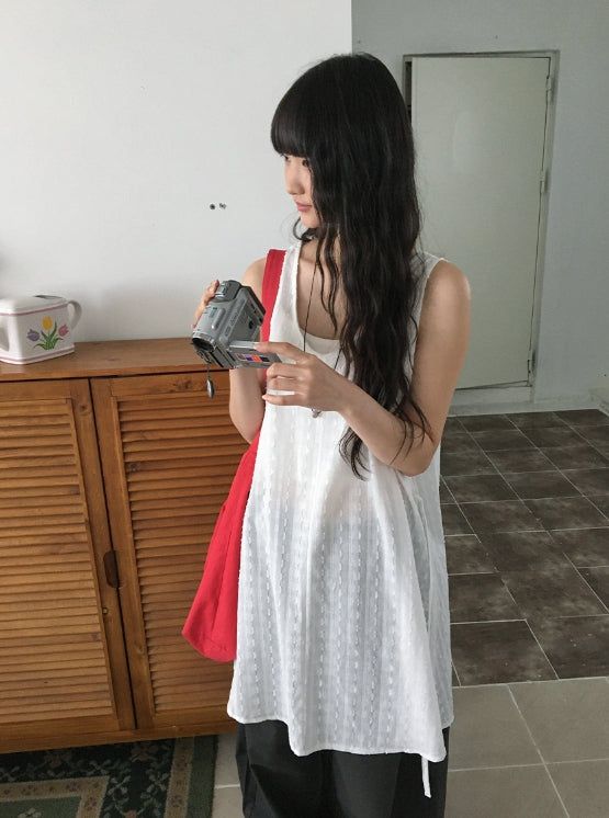 BAON（バオン）の「Corining Vintage Lace Layered Sleeveless One Piece（Dresses）」