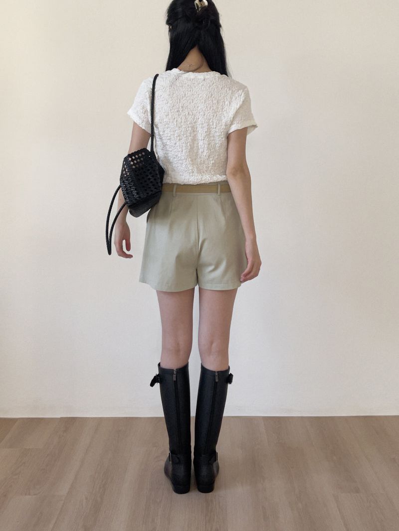 Deuan Two-Pocket Cotton Shorts