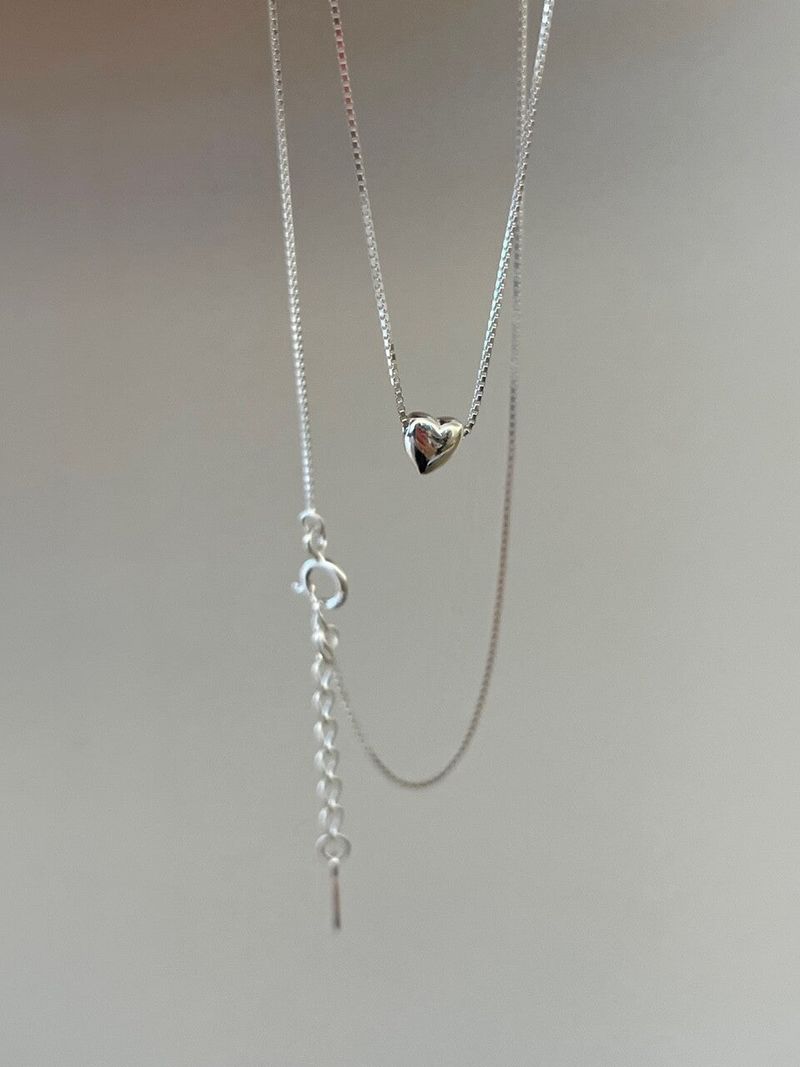 (silver925) Heart necklace