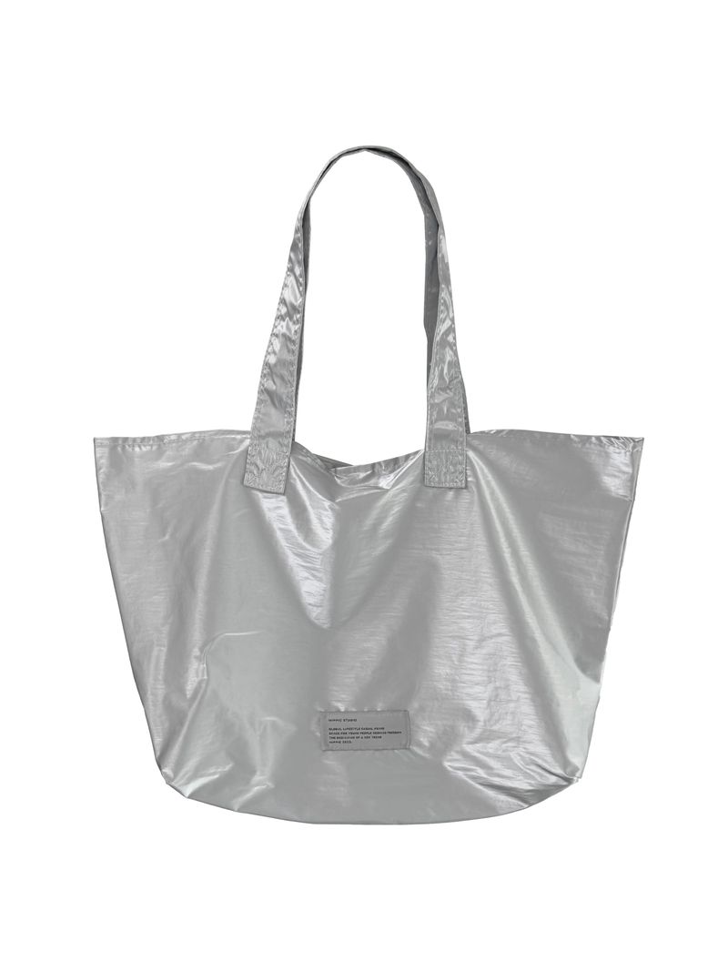 glossy shopper bag (2color)
