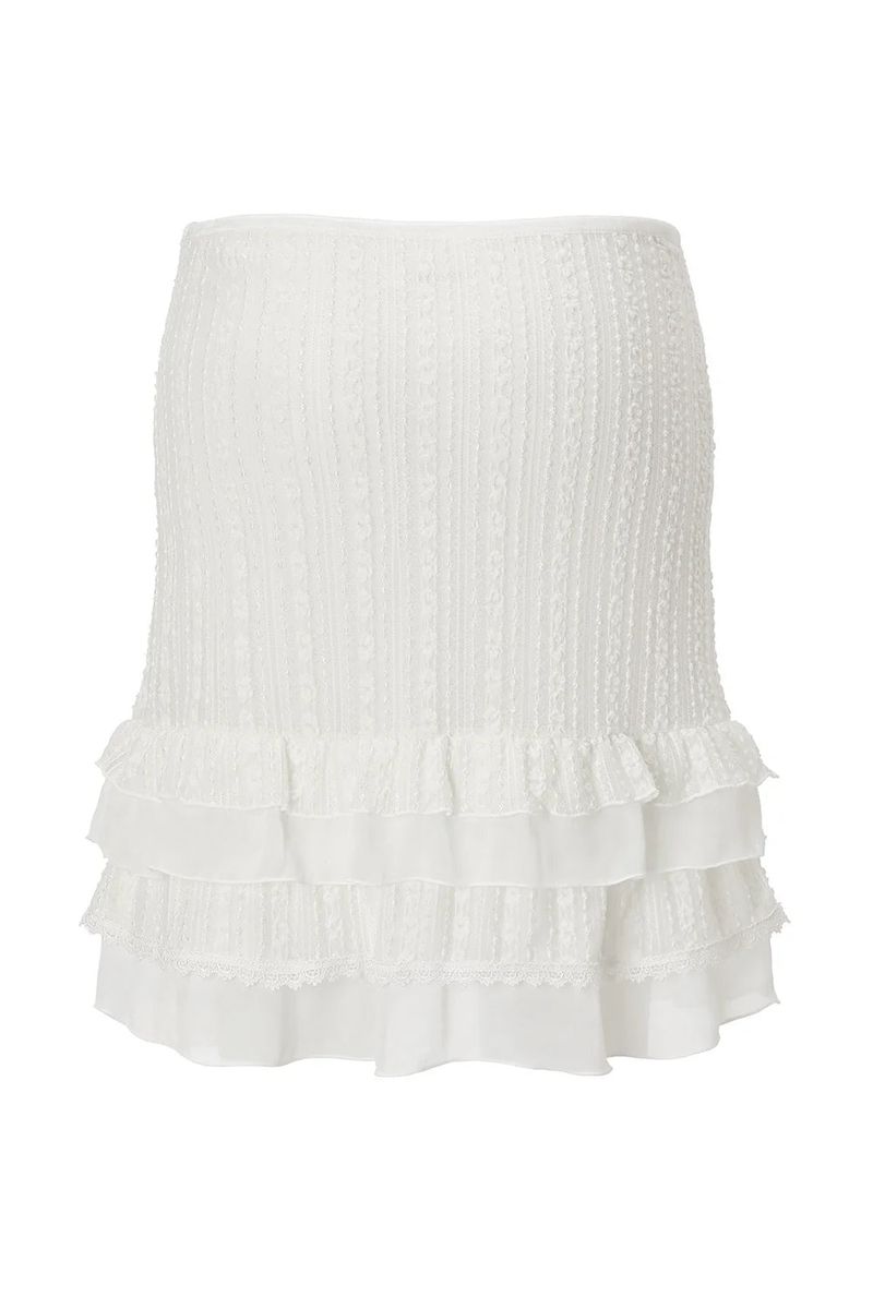 Vanilla lace skirt - ivory