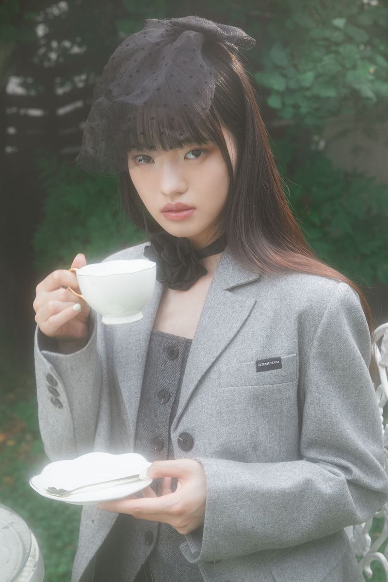CLASSIC RIBBON JACKET (GRAY)