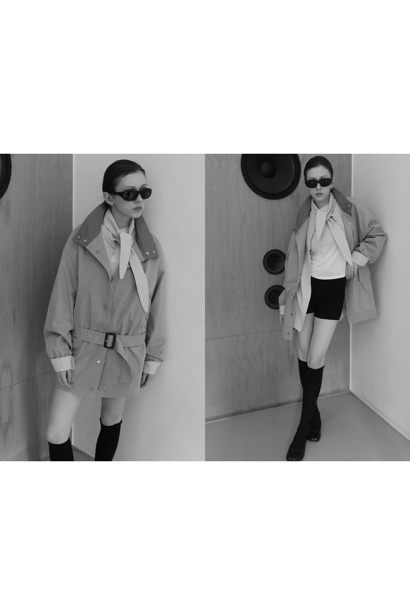 WIND HIGH-NECK JACKET_BEIGE