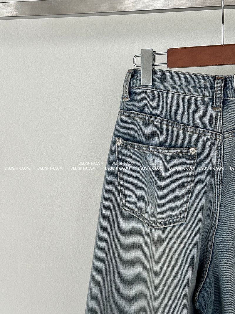 Insider pintuck wide jeans