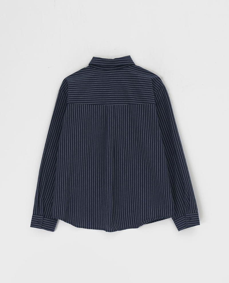 [MADE] Jelloun Loose Fit Striped Shirt