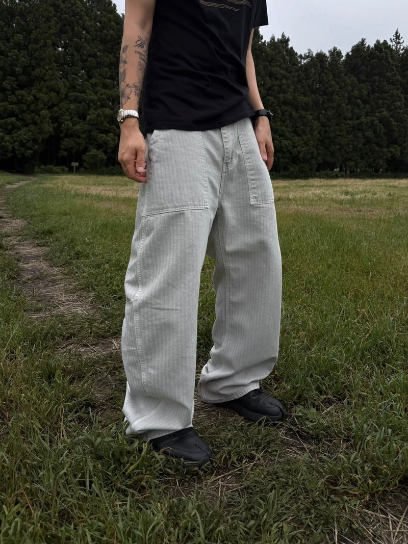 Basque-dyed Fatigue Wide Pants 3C