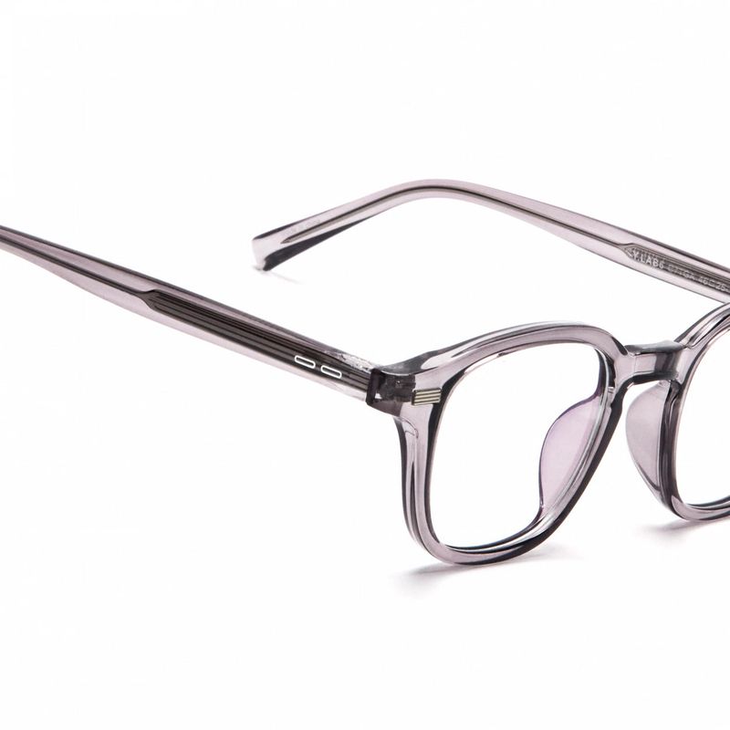 Horn-Trimmed Transparent Glasses Y.LAB 06 C07