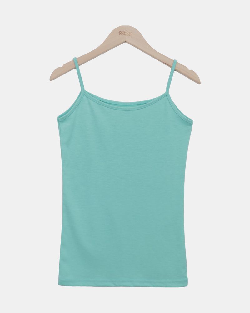 Bisom Color Strap Sleeveless Top