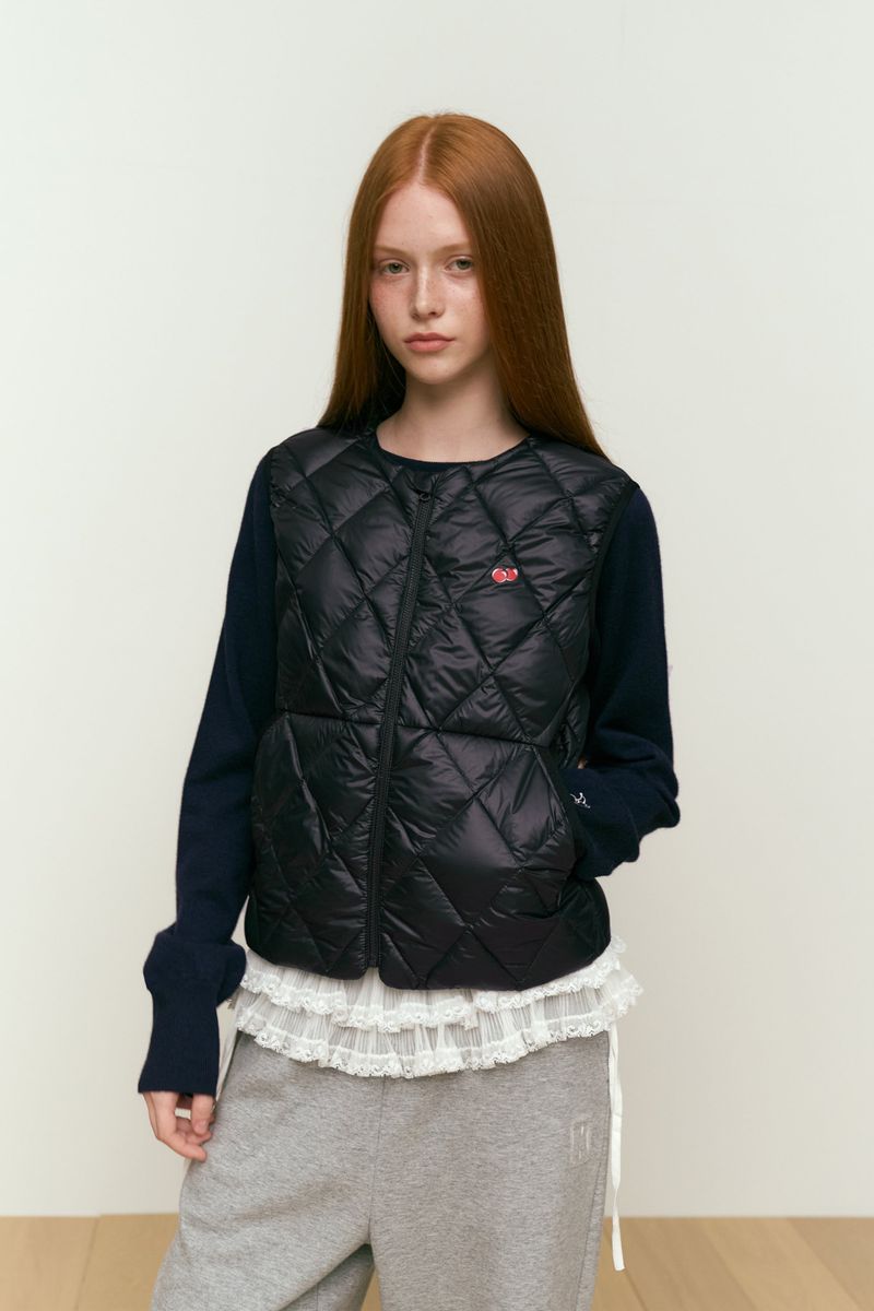 KIRSH CLOUD DOWN VEST [BLACK]