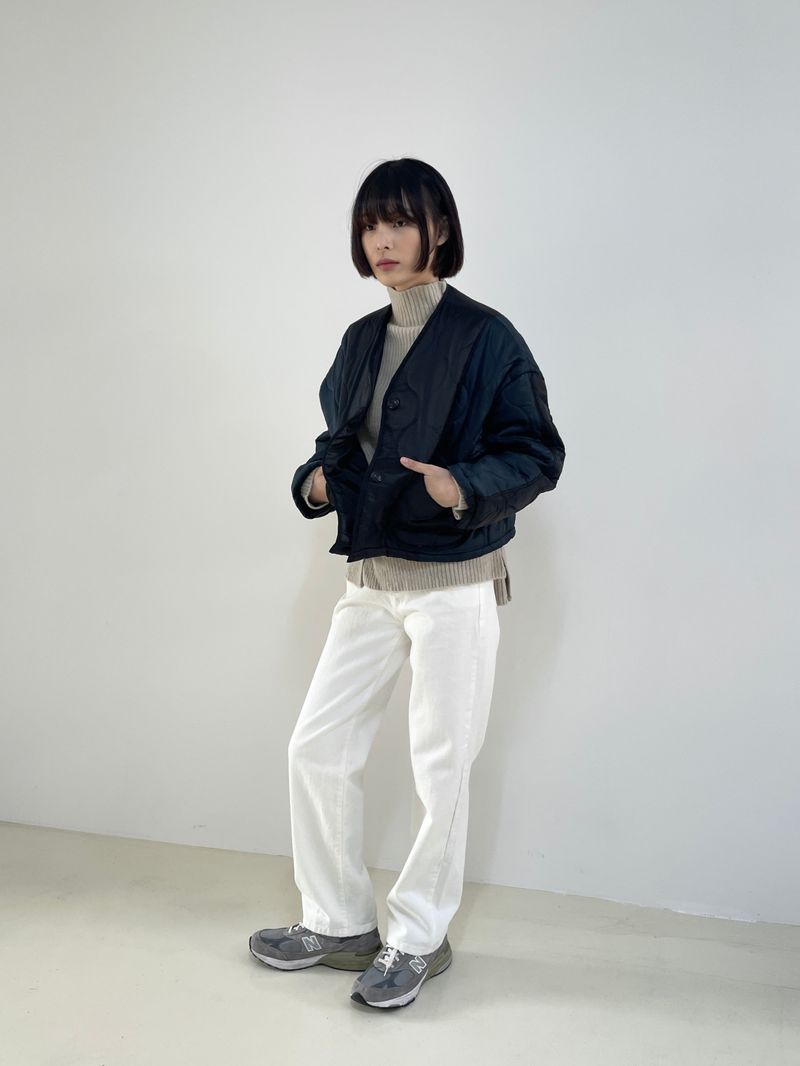 Plain straight white pants