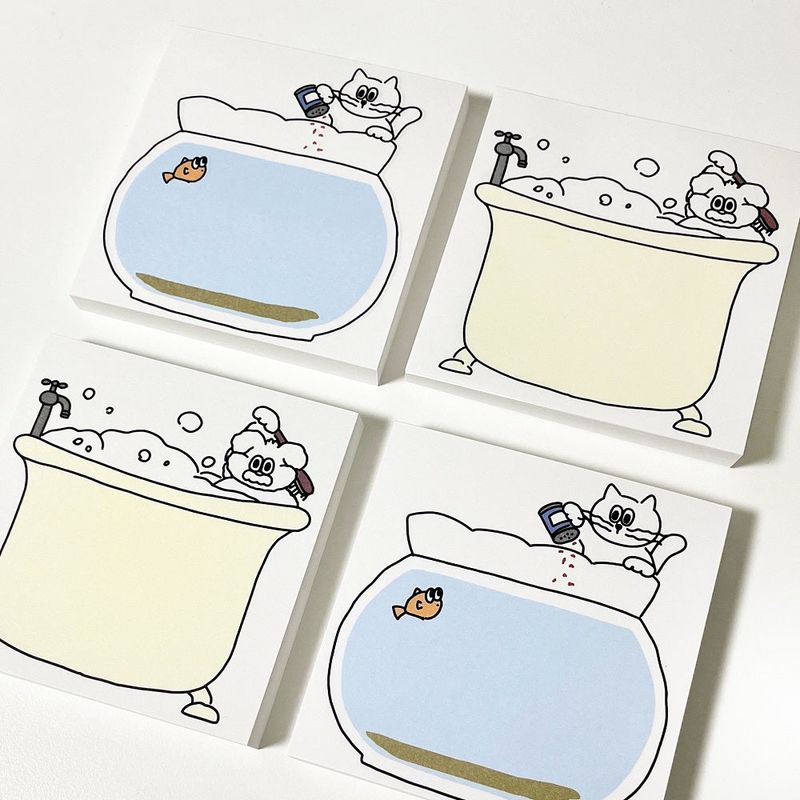 ADDHALF（アドハーフ）の「Eddy&Rabi Memo Pad（Smartphone Accessories）」