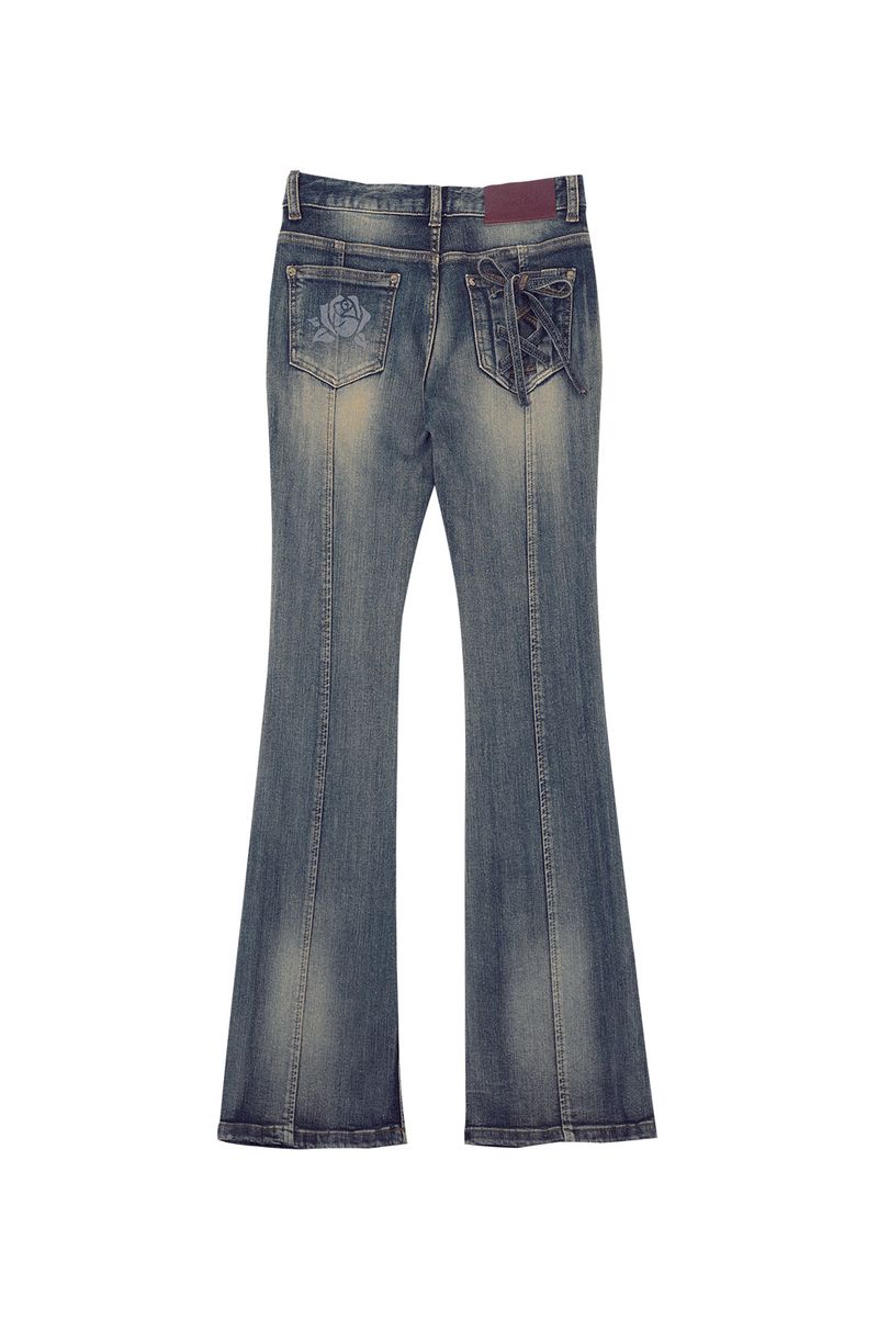 DARLING, YOU ARE BAD（YOU ARE BAD）の「ROSE BOOTS CUT DENIM # VINTAGE BLUE（Pants）」