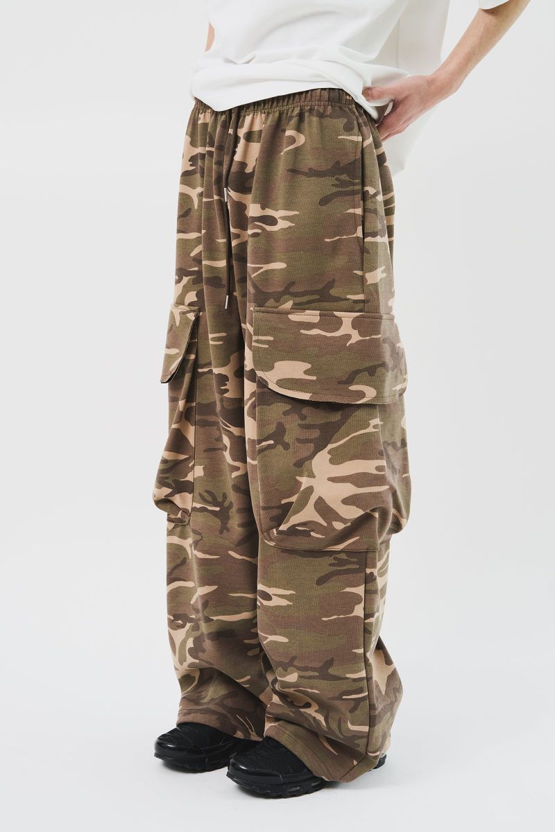Teo Camo Pocket Sweatpants (2color)