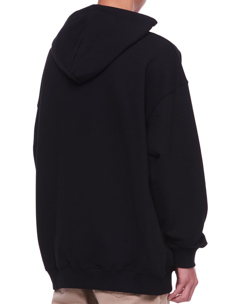 Basic_Logo Hooded Sweatshirt BLACK