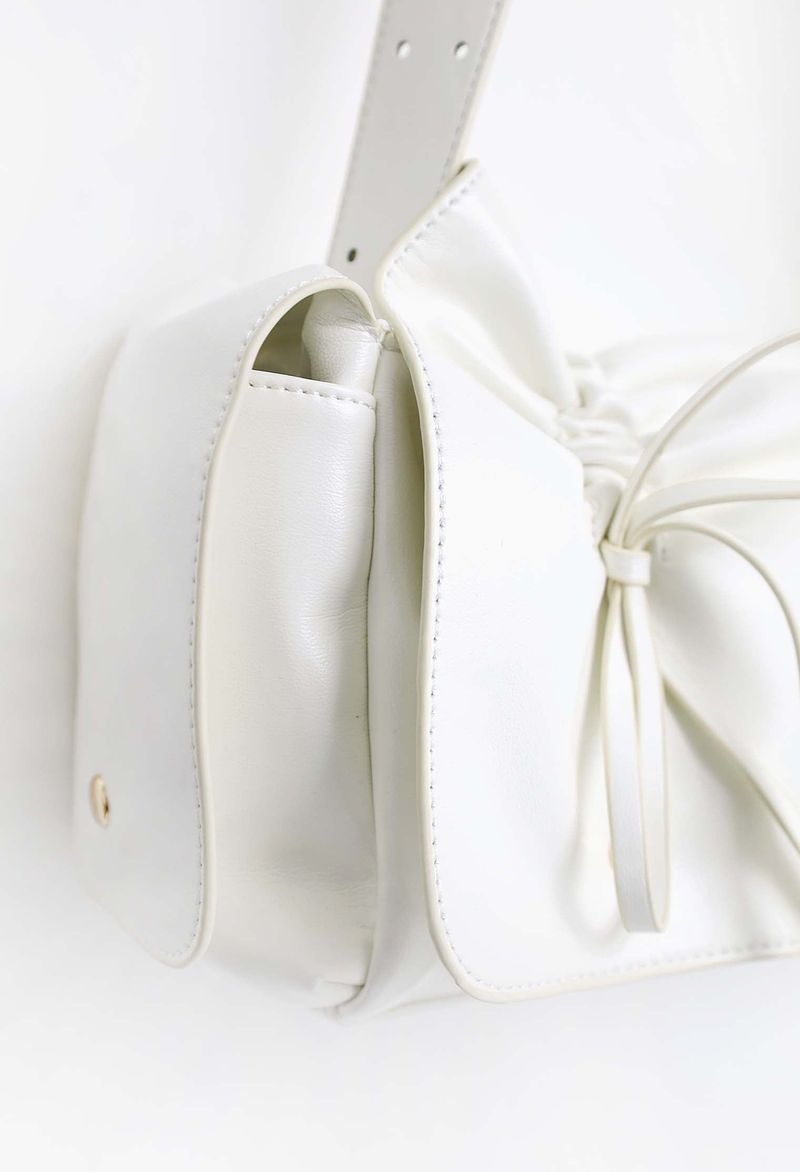 Square Ribbon Crossbody Bag(2colors)