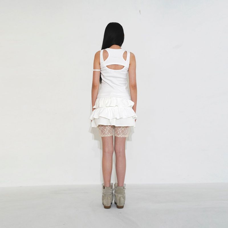 Dual Layer 2-way wrap skirt 002