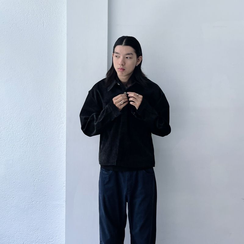 Black Fade Denim Jacket