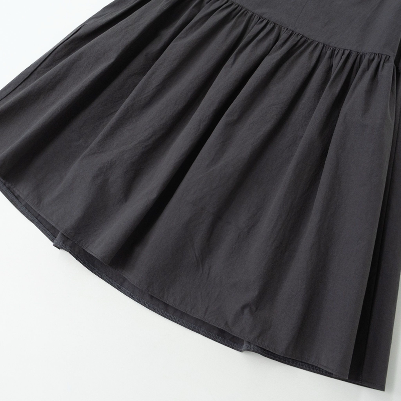 side button midi skirt