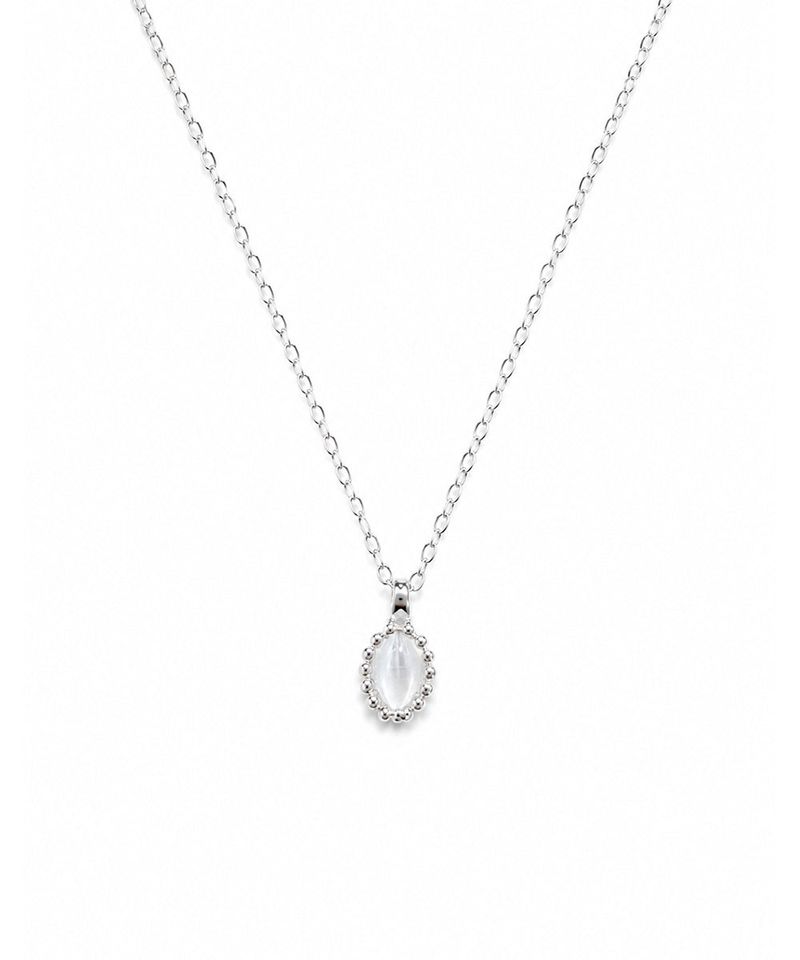 OVAL MINI NECKLACEㅣSILVER