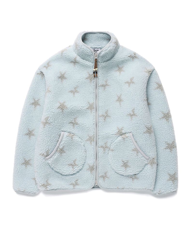 TWIN STAR FLEECE JACKET BLUE (CV2GFFB961A)