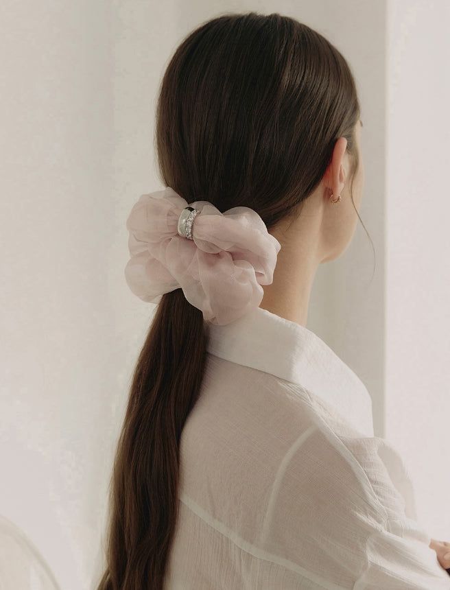 26SS★ Duo Shine (W) Duo Tulle Scrunchie
