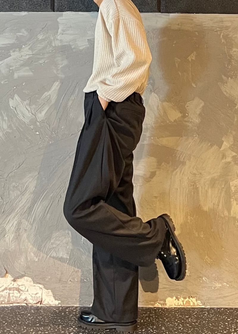 Velor ribbed man to man 4COLOR