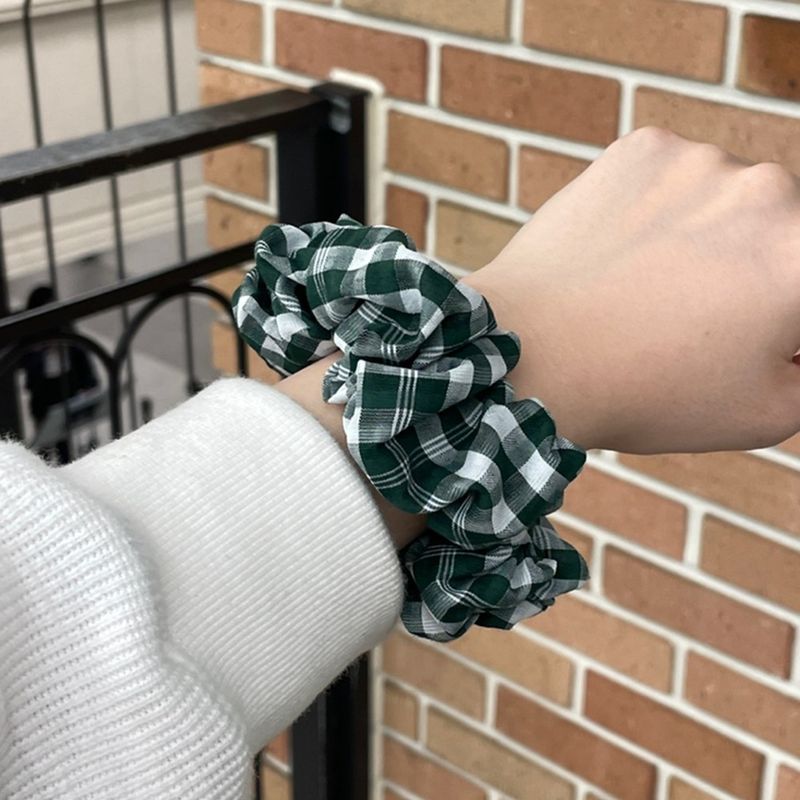 Check Scrunch-Green