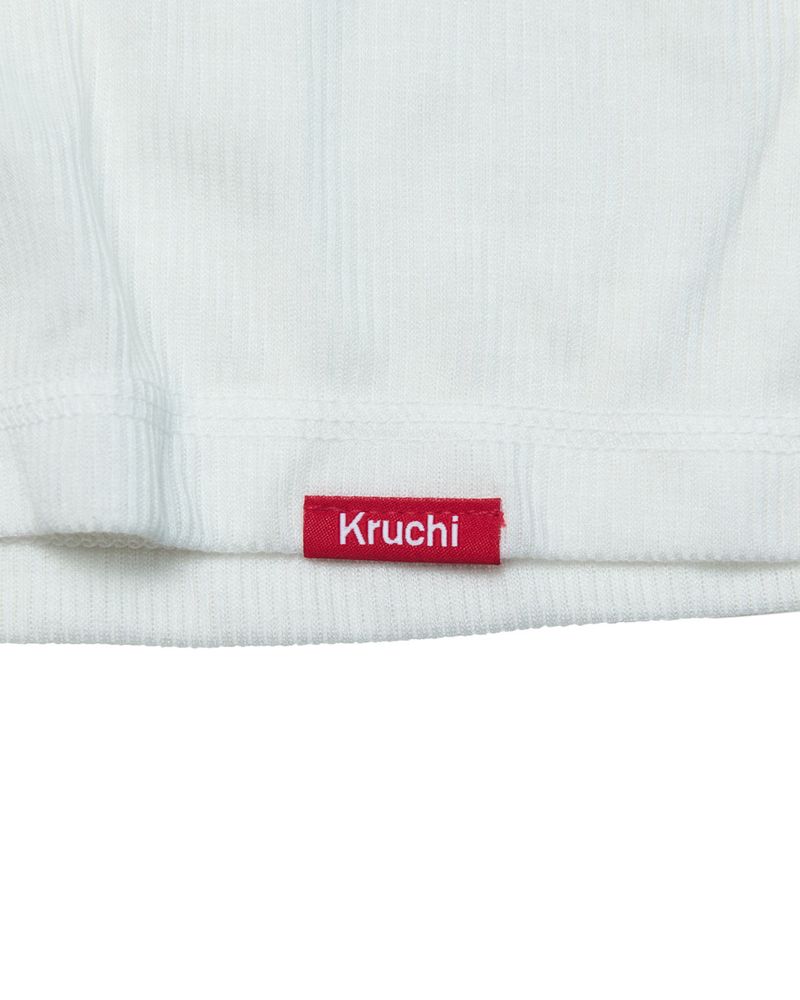 Vネックロングスリーブトップ (WHITE) ウィンメンズ