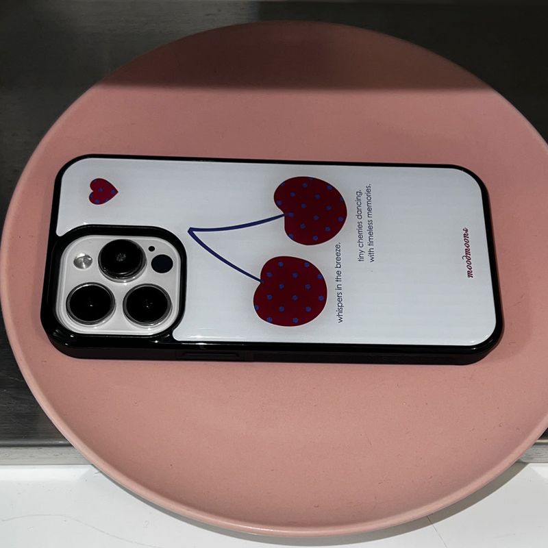 [MADE]Mocha Cherry epoxy case(2color)