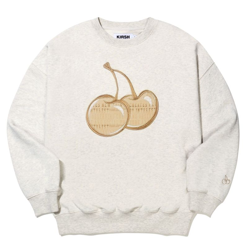 BIG CHERRY SWEATSHIRT - OATMEAL