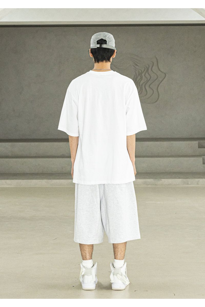 CDMM REAL OVERSIZED SHORT T-SHIRTS MSFTS003-WT