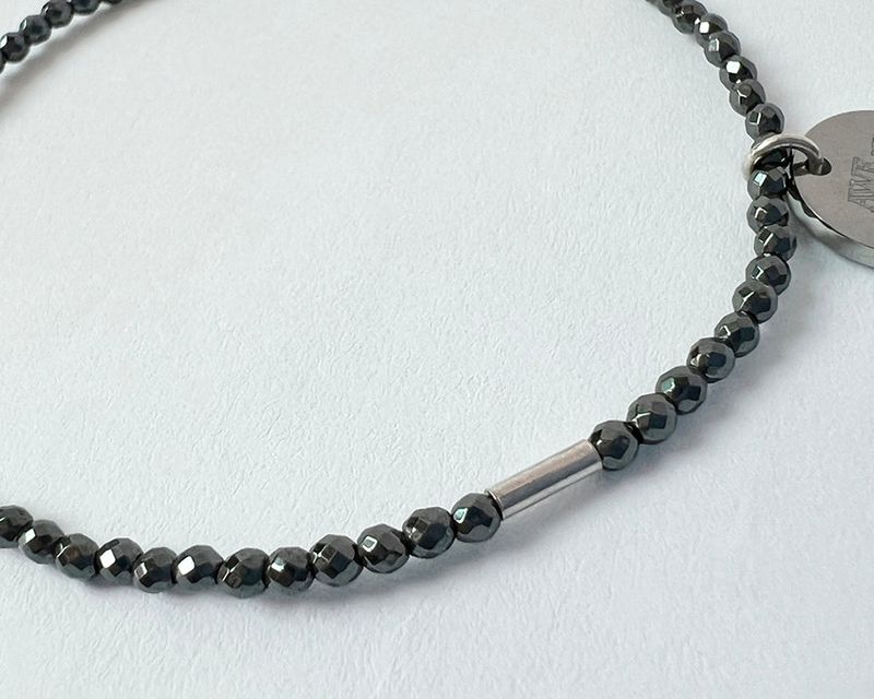 GEM STONE HEMATITE BRACELET