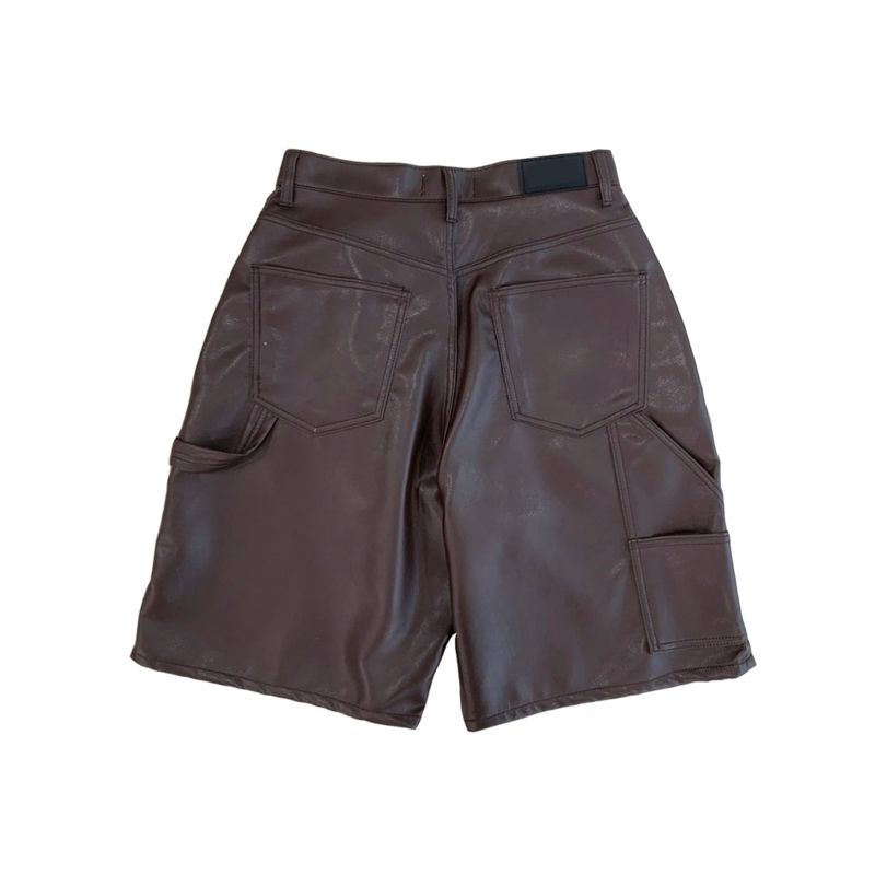 Bermuda leather pants