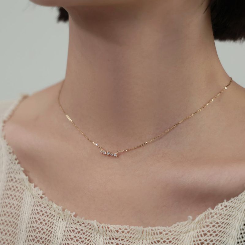 14K gold nar necklace