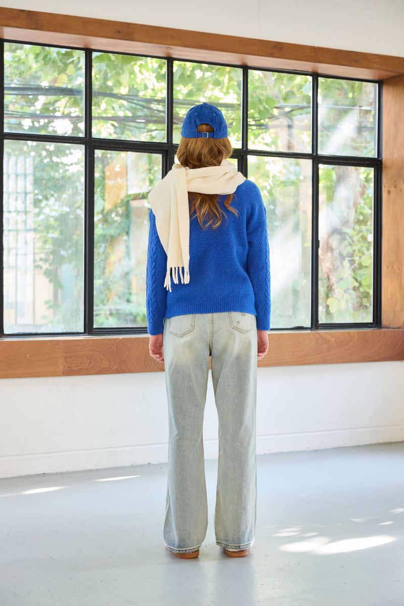 JUICY ROUND KNIT / BLUE