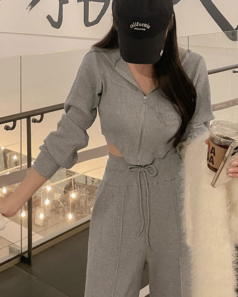 Rodic Hooded Zip-Up & Pants Set