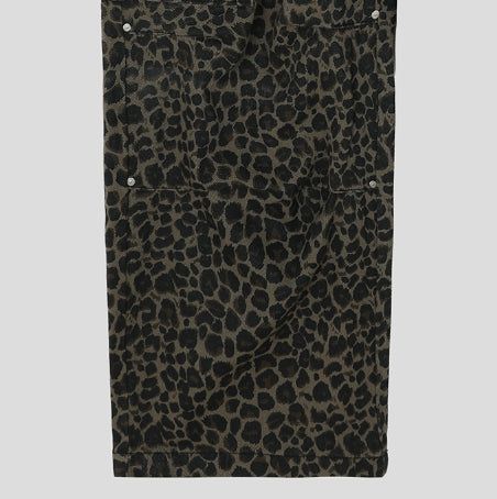 Pattern Rivet Pin Tuck Balloon Cargo Pants