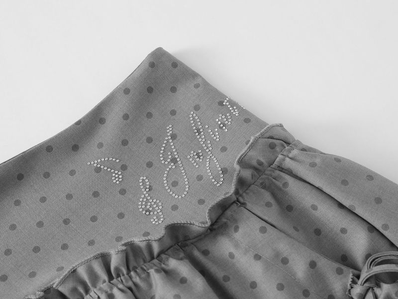 Sera Dot Ribbon Skirt